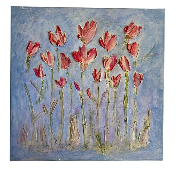 by Katharina Fath Eltringham Other - Floral Canvas Art with Pink Flowers